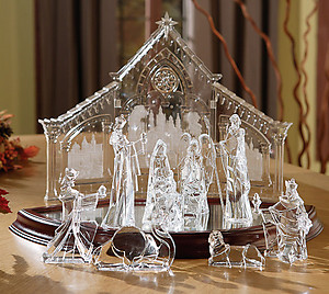 Nativity Acrylic Figurine Set 